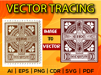 Old stamp recovery or vector from an image adobe illustrator high resolution image to vector low resolution redraw redraw logo vector vector illustration vector logo vector tracing