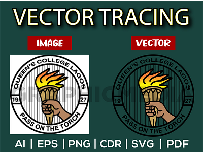Old logo vector | raster to vector | Best logo vector services