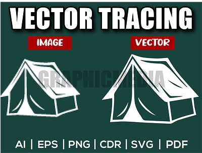 Camping Vector Image to vector, Vector Tracing adobe illustrator camping vector design illustration image to vector jpeg logo low resolution png psd redraw redraw logo transparent vecor logo vector vector art vector face vector illustration vector tracing vector works
