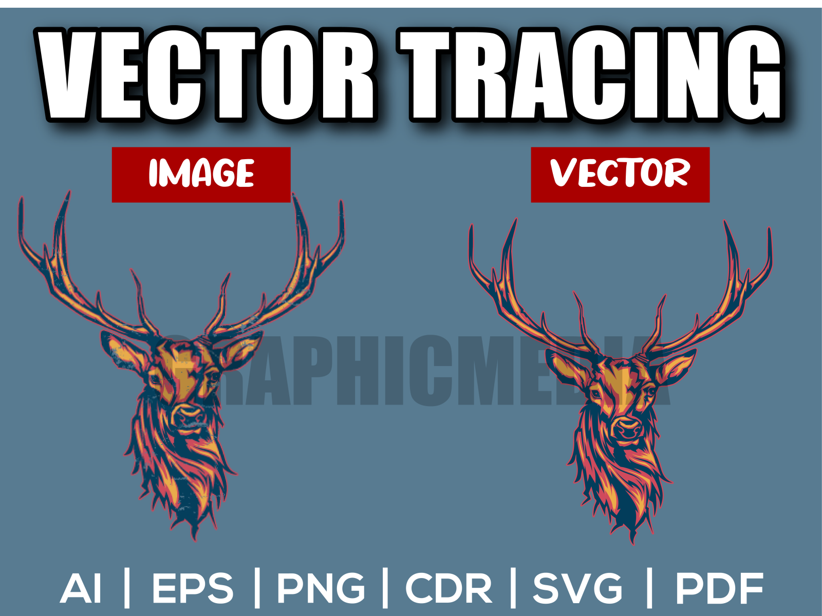 Hunting vector element, Image to Vector | Vector Tracing by Tushar ...