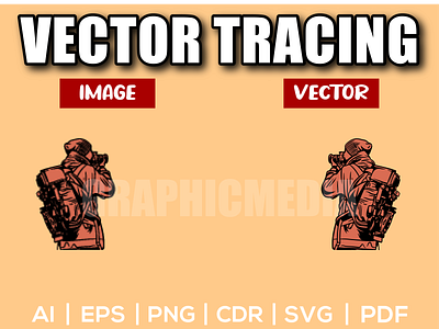 Travel Photography Vector |Logo to Vector | Vector Tracing