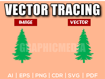 Tree Logo Free Vector , Image to Vector , Vector tracing adobe illustrator design illustration image to vector logo low resolution redraw redraw logo vector vector tracing