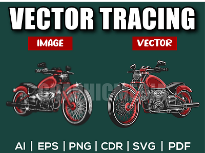 Motorcycle Rider Vector Logo| Logo to Vector| Vector Tracing