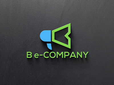 B e-Company branding design icon illustration logo