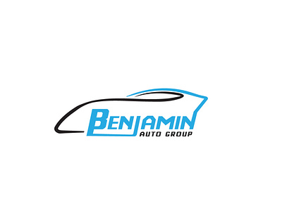 Benjamin Auto Group design illustration logo