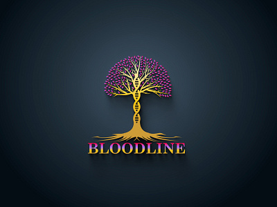 Bloodline branding design icon illustration logo vector