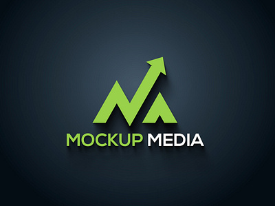 Mockup Media branding design icon illustration logo vector
