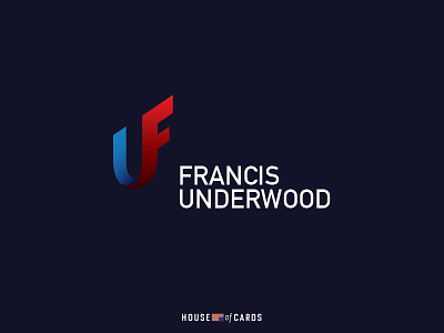 Francis Underwood exploration frank house of cards logo study