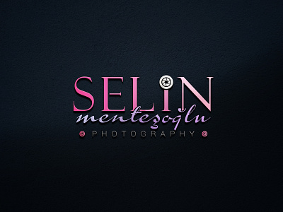 Selin Menteşoglu Photography Logo Design brand branding corporate identity design graphic design illustration illustrator logo logo design photo photograph photography photography logo vector