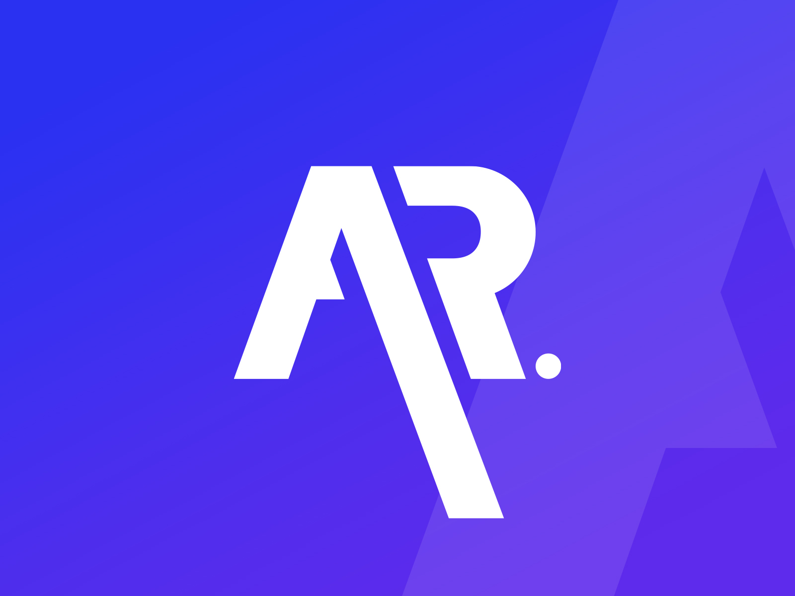 AR Logo by Anu Raj on Dribbble