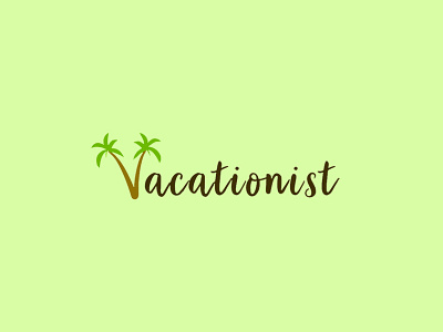 Vacationist Logo design. 2021 logos aesthatic logo all type logo designs brand identity creative designs design design ideas icon design illustration logo logo ideas subliminal logo designs travelling company logos trip logos vacation logos