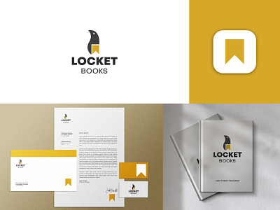 LOCKET BOOKS Logo Design.
