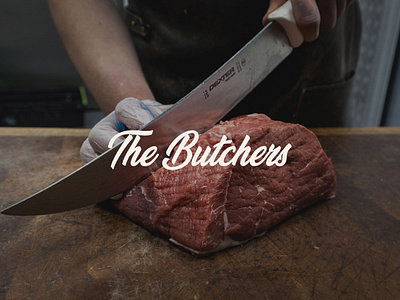 The Butchers Logo Design. 2022 logo designs all type logo designs brand presentation branding butchers logo case study creative designs design graphic design illustration logo logo branding logo presentation minimal typeface logo script logo designs vector