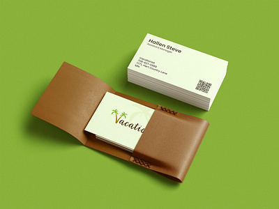 Vacationist Business Card Design.