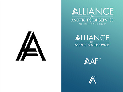 AAF — Responsive Logo Design v1 brand design graphic design logo design logotype responsive logo typogaphy