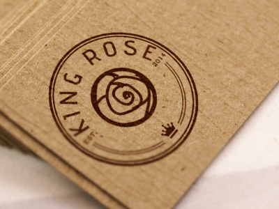 Rose flower logo rose