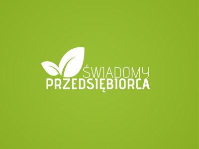 Swiadomy przedsiebiorca business coo eco ecology logo