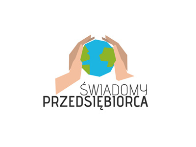 Swiadomy przedsiebiorca 2 design eco ecology logo