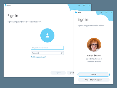 Skype Universal Windows App - Sign in app chat desktop in messaging metro modern sign skype windows