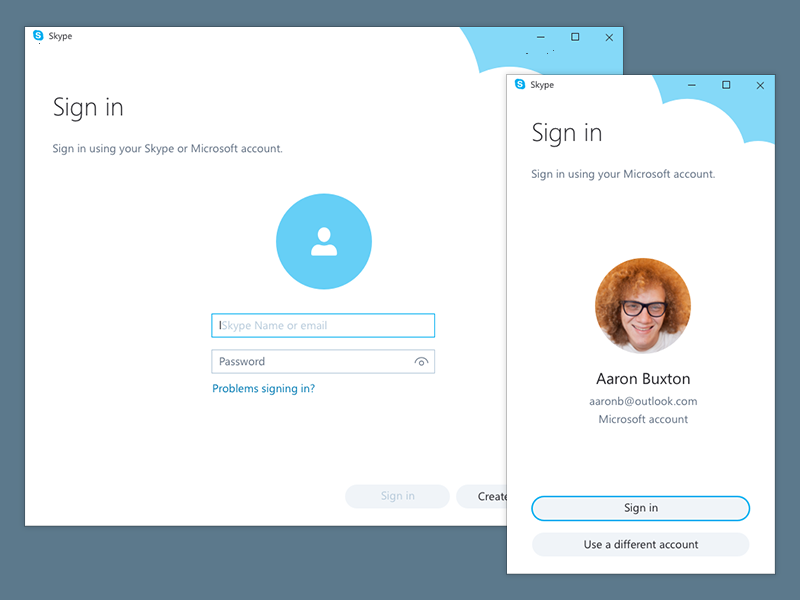 how to sign in to skype through facebook