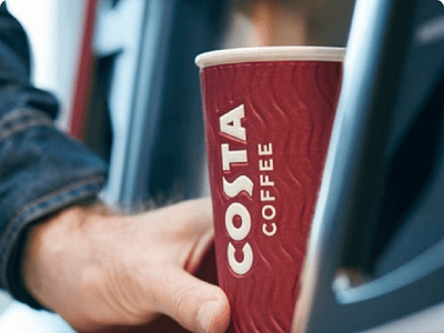 Costa Coffee cleandesign codequality controlledfunctions enableenhacements seamlessworkflow
