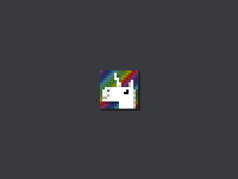 Pixel Unicorn gif pixel rainbow unicorn