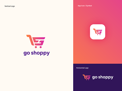 Go Shoppy : E-commerce Logo branding design e commerce e commerce logo logo logo design
