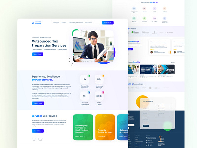 Accounting Services - Landing Page