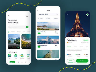 Travel App travelappdesign ui ui design userinterfacedesign