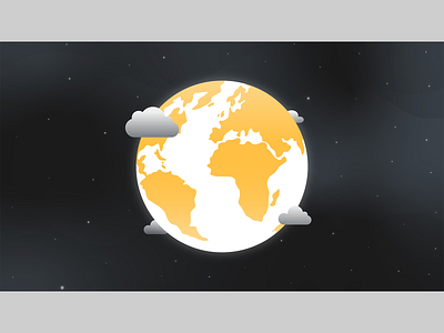 Earth animation design graphic design illustration illustrator minimal motion graphics vector