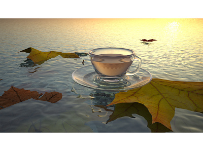 A Scene-Beautiful Morning 3d design 3d modeling cinema 4d cinema4d