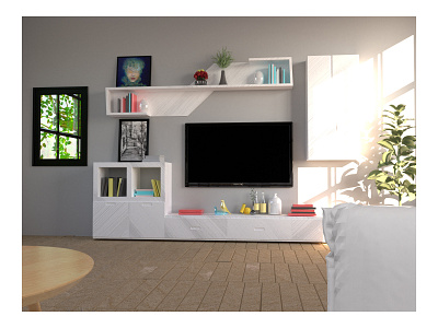 Scandinavian interior design 3d modeling 3dsmax blender3d coronarender interior design photoshop