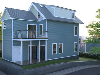 Exterior Visualization#2 3d design 3d modeling 3dsmax design exterior visualization