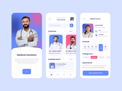 Doctor Consultant Mobile App by Mehedi Hasan Rana on Dribbble