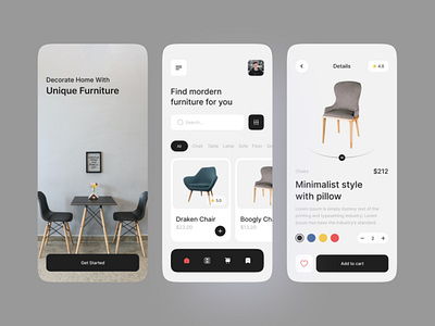 Furniture Shop Mobile App