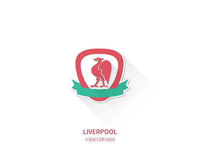 Liverpool badge flat liverpool logo minimalist premier league soccer
