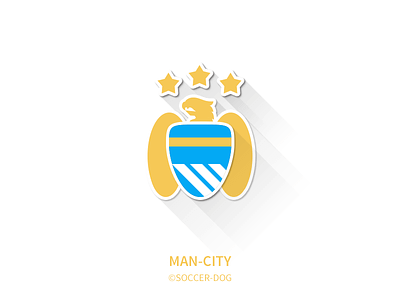 Manchester City badge flat logo manchester city minimalist premier league soccer