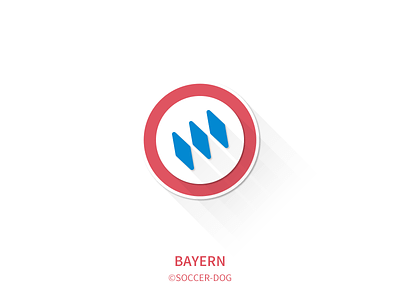 Bayern badge bayern flat logo minimalist premier league soccer