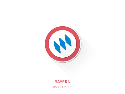 Bayern badge bayern flat logo minimalist premier league soccer