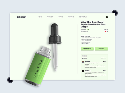 9 - Single Product Page design dailyui ecommerce product page single product page ui website design