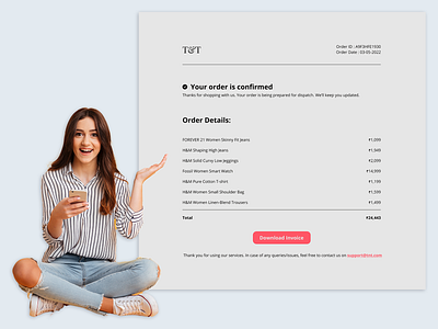 Day 13 - Email receipt design