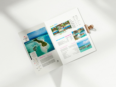 Niyama Maldives Promotion Page brochure brochure design brochure layout design magazine magazine illustration