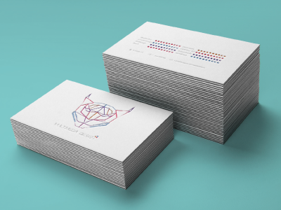 Business Card branding business card geometry identity logo logotype