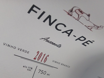 Finca Pé wine label