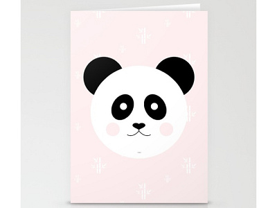 Panda cartoon colorblock funny graphic design illustration minimal panda panda series