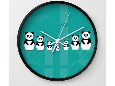 'cause pandas... cartoon colorblock funny graphic design illustration minimal panda panda series