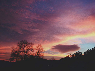 Sky above me art landscape nature photography pink shades