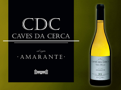 CDC Caves da Cerca wine label classic wine label product photo wine label wine packaging