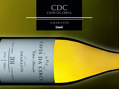 CDC Caves da Cerca wine label classic wine label product photo wine label wine packaging