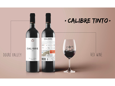 Calibre wine label design